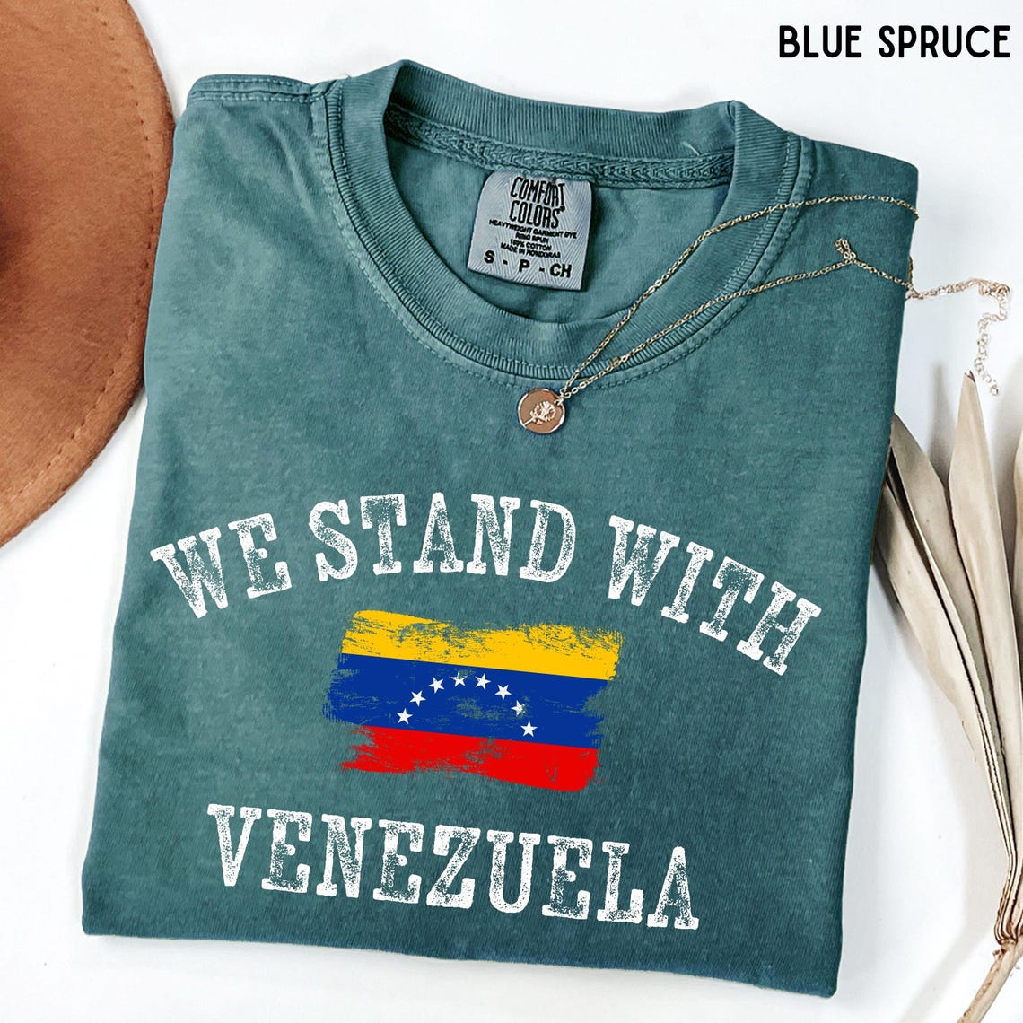 We Stand With Venezuela T-Shirt, Anti Trump Shirt, Democrat Shirt, Venezuelan Flag Solidarity Tee, Venezuela Shirt