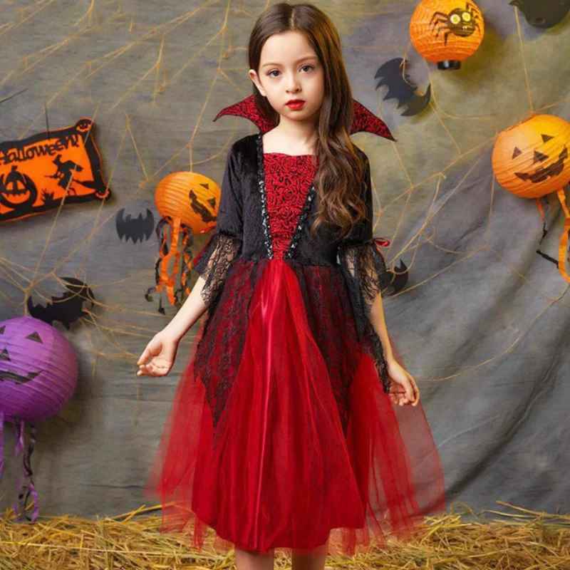 Halloween Costume Ideas, Kids Halloween Costumes, Vampire Dress, Kids Costume, Children Birthday Party Dress, Mesh Witch, Fancy Dress, Magic Witch Costume