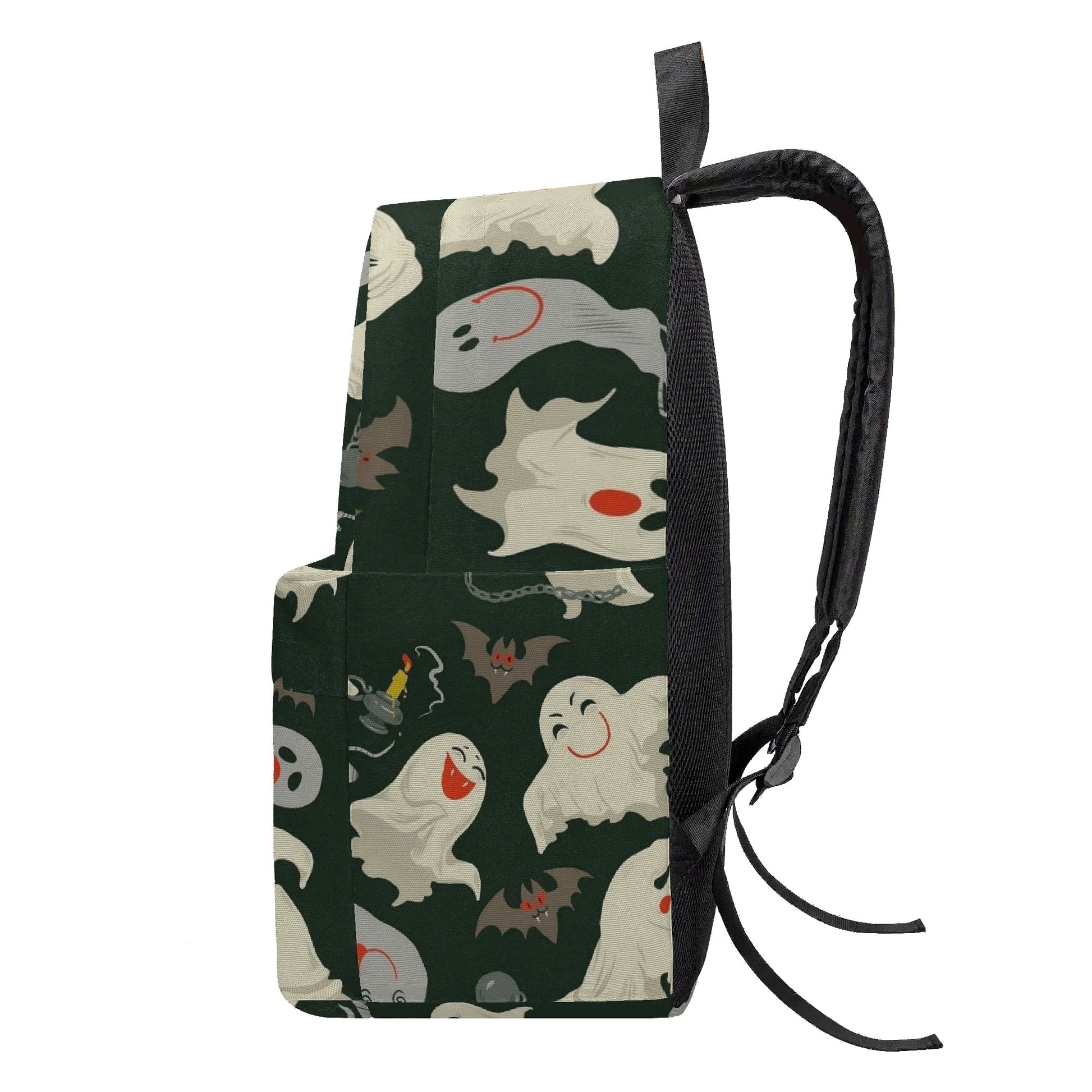 Back to School Personalized Halloween Backpack, Cute Ghost & Bat Kids Bag,  Trick or Treat Backpack, Back to School Bookbag for Boys and Girls