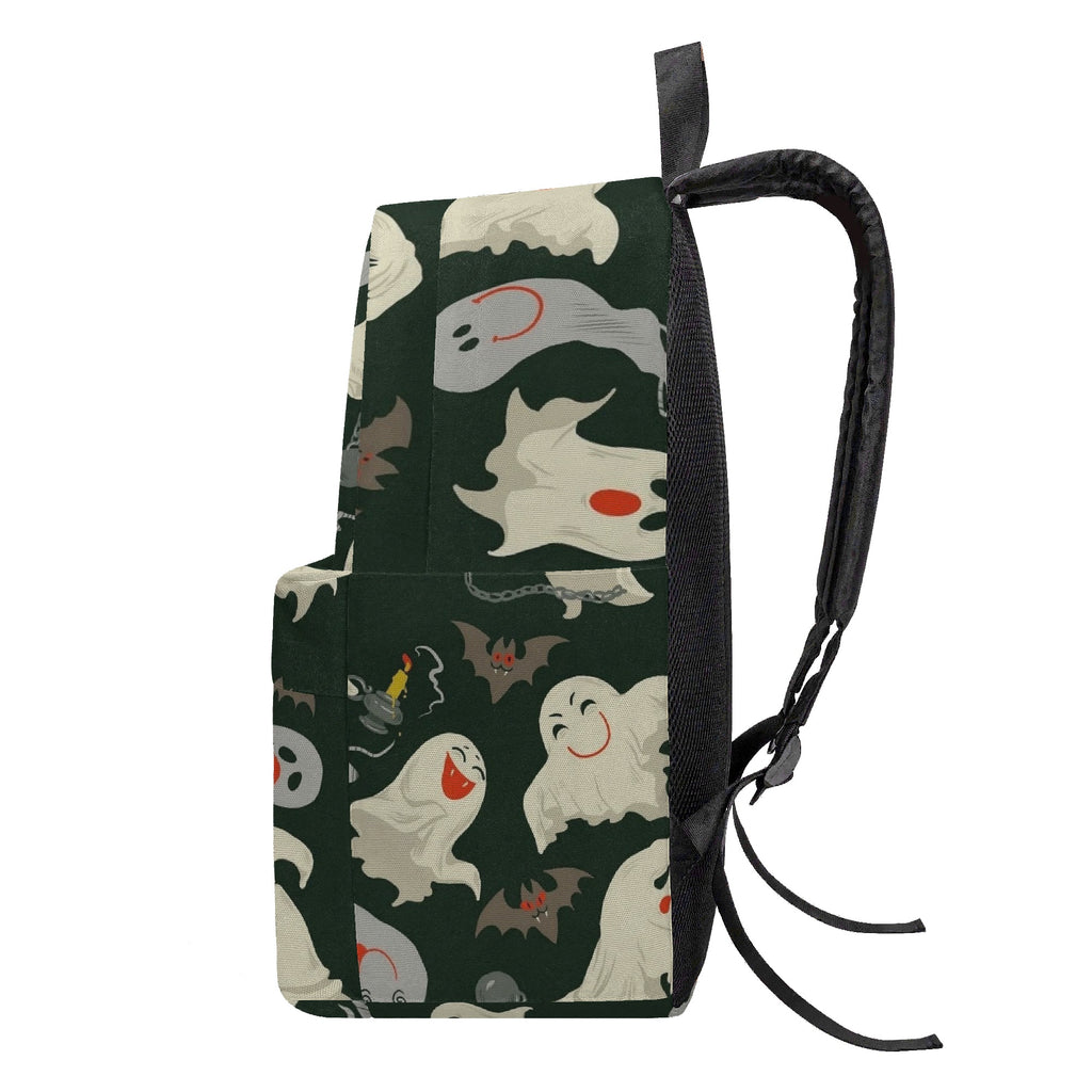 Back to School Personalized Halloween Backpack, Cute Ghost & Bat Kids Bag,  Trick or Treat Backpack, Back to School Bookbag for Boys and Girls