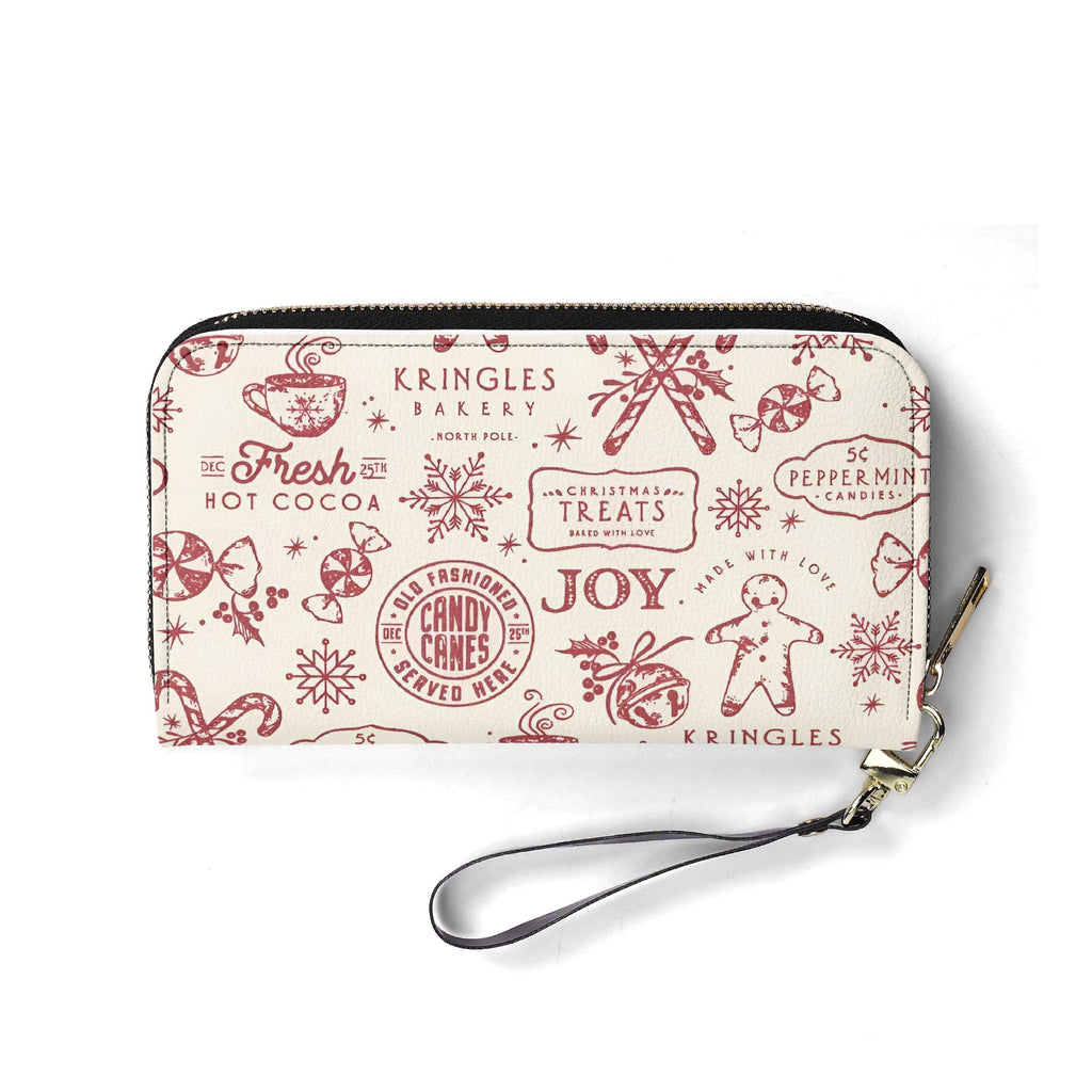 Candy Cane Christmas Handbag, Festive Winter Purse, Holiday Tote Bag, Peppermint Hot Cocoa Bag, Christmas Outfit Accessory Gift