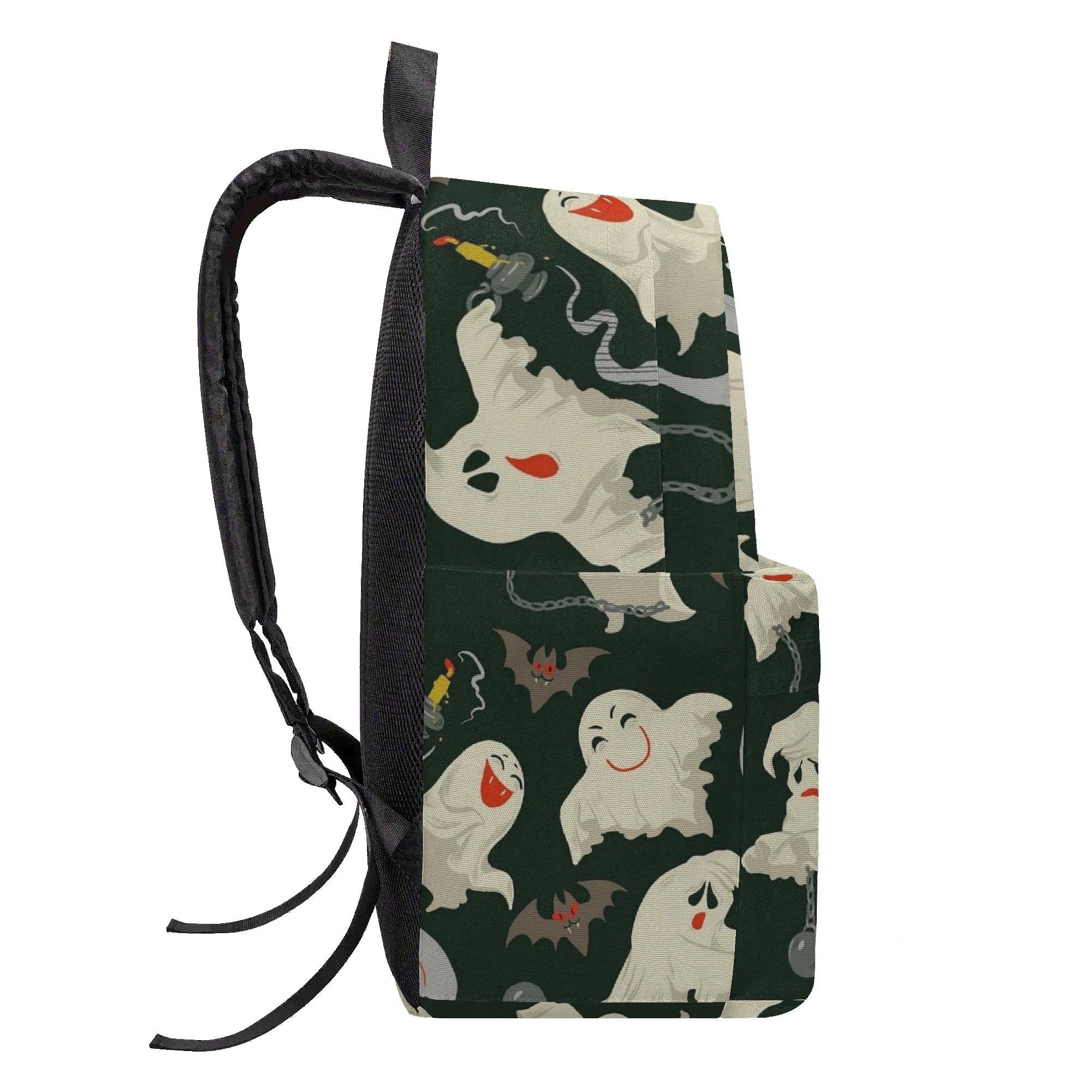 Back to School Personalized Halloween Backpack, Cute Ghost & Bat Kids Bag,  Trick or Treat Backpack, Back to School Bookbag for Boys and Girls