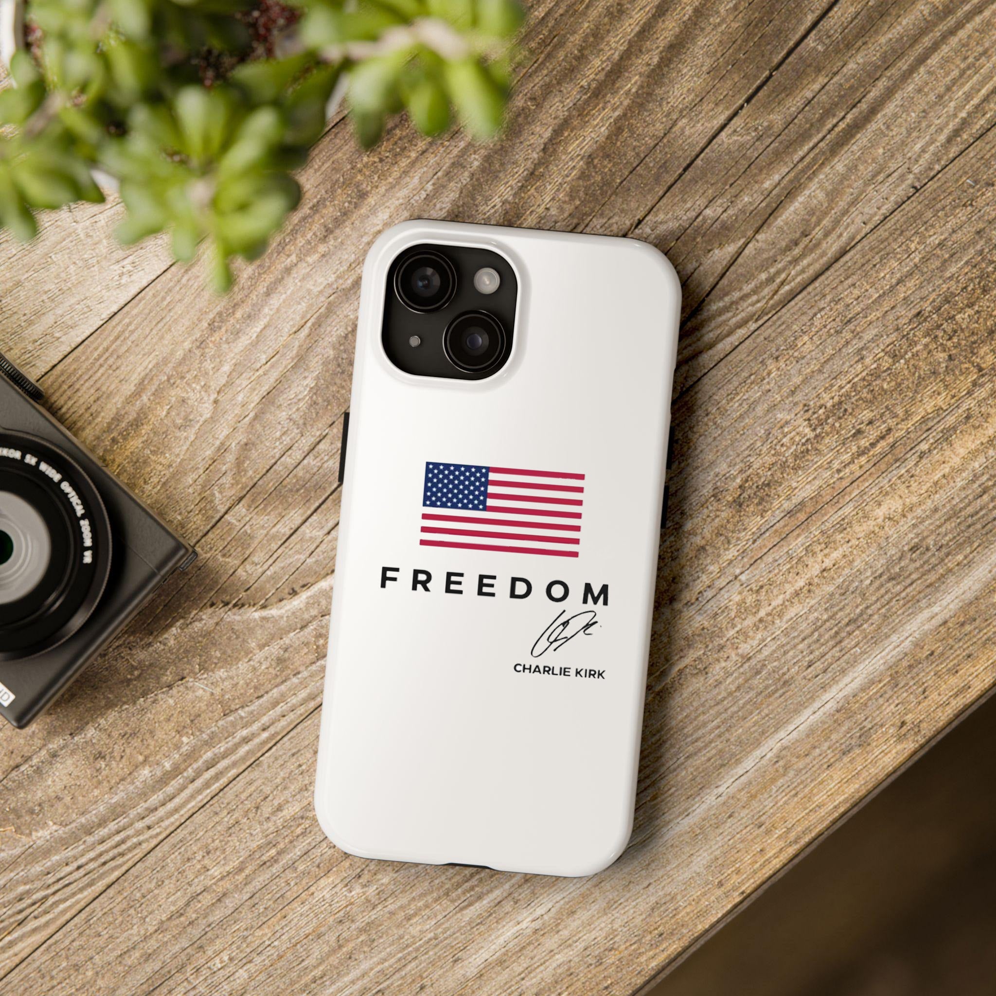 Freedom USA Phone Case, Charlie Kirk Turning Point Phone Case for Iphone, Samsung, RIP Charlie Kirk Memorial