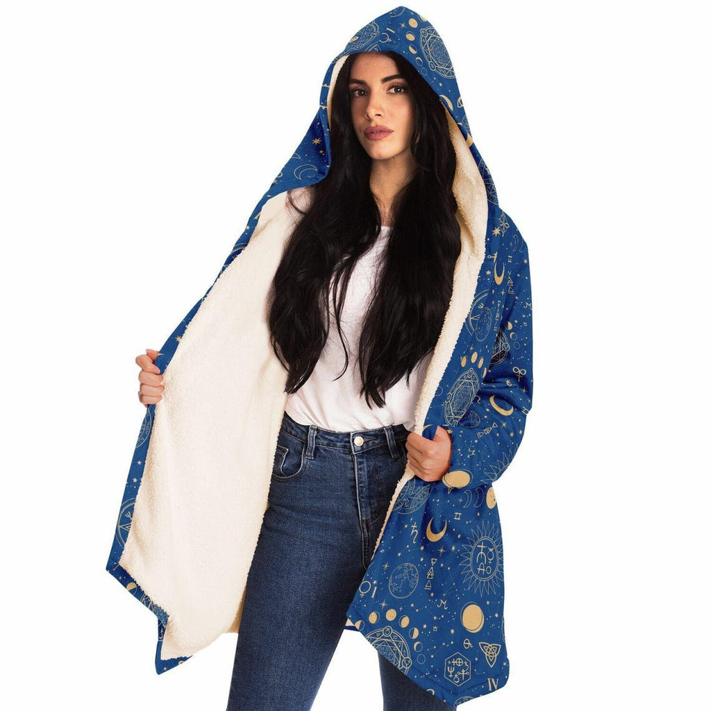 Celestial Hooded Cloak, Cloak With Hood, Festival Cloak, Psychedelic Cloak, Rave Cloak, Cloak Men, Trippy Cloak, Dream Cloak, Witch Cloak