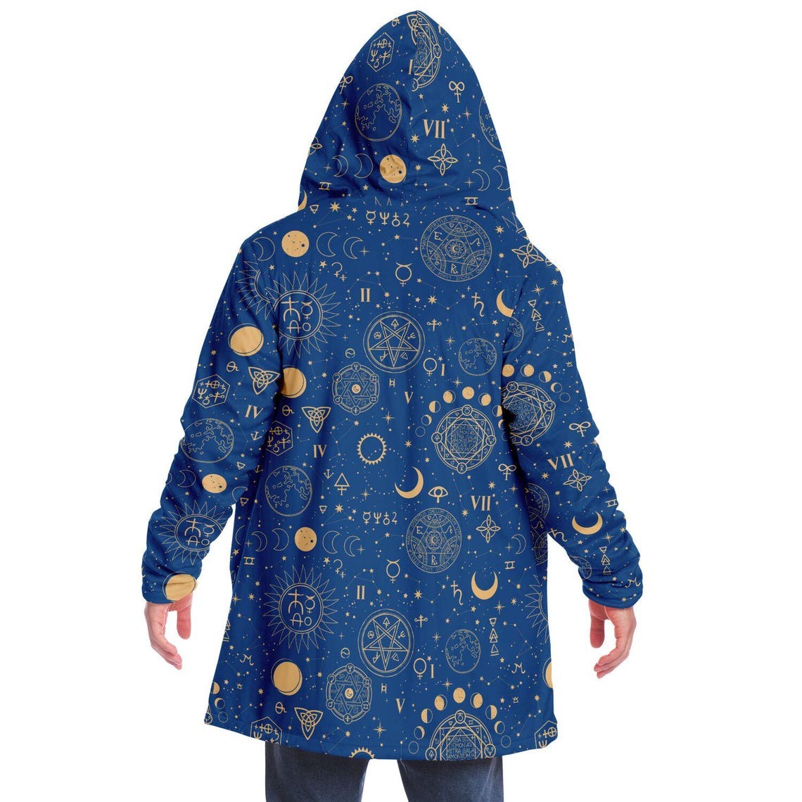 Celestial Hooded Cloak, Cloak With Hood, Festival Cloak, Psychedelic Cloak, Rave Cloak, Cloak Men, Trippy Cloak, Dream Cloak, Witch Cloak