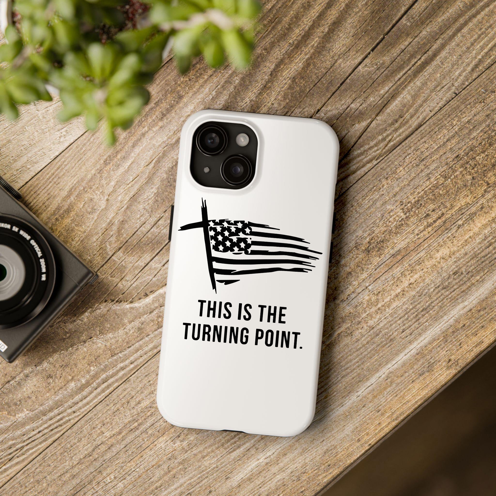 This Is The Turning Point Phone Case, Charlie Kirk Phone Case, In Loving Memory, Free Speech Activist Tribute, Conservative Patriot Memorial Freedom Defender Cover