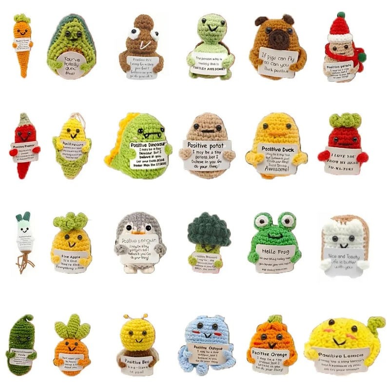 Emotional Support Advent Calendar 2025, Cute Plush Veggie Mini Toys, 24 Days Stress Relief Gift Box, Funny Holiday Countdown Calendar