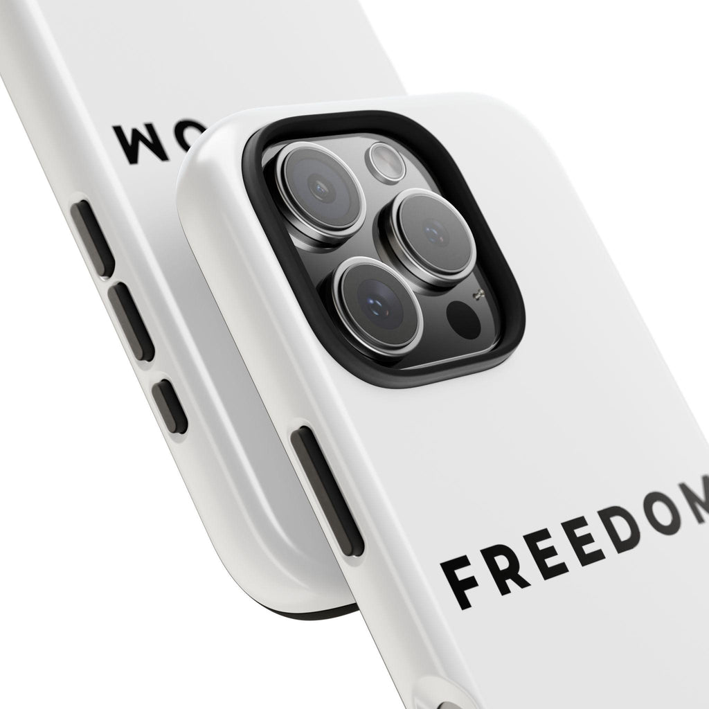 FREEDOM Phone Case, Charlie Kirk Phone Case, Tough Phone Cases for Apple iPhone, Samsung Galaxy, A True Patriot, This is the turning point