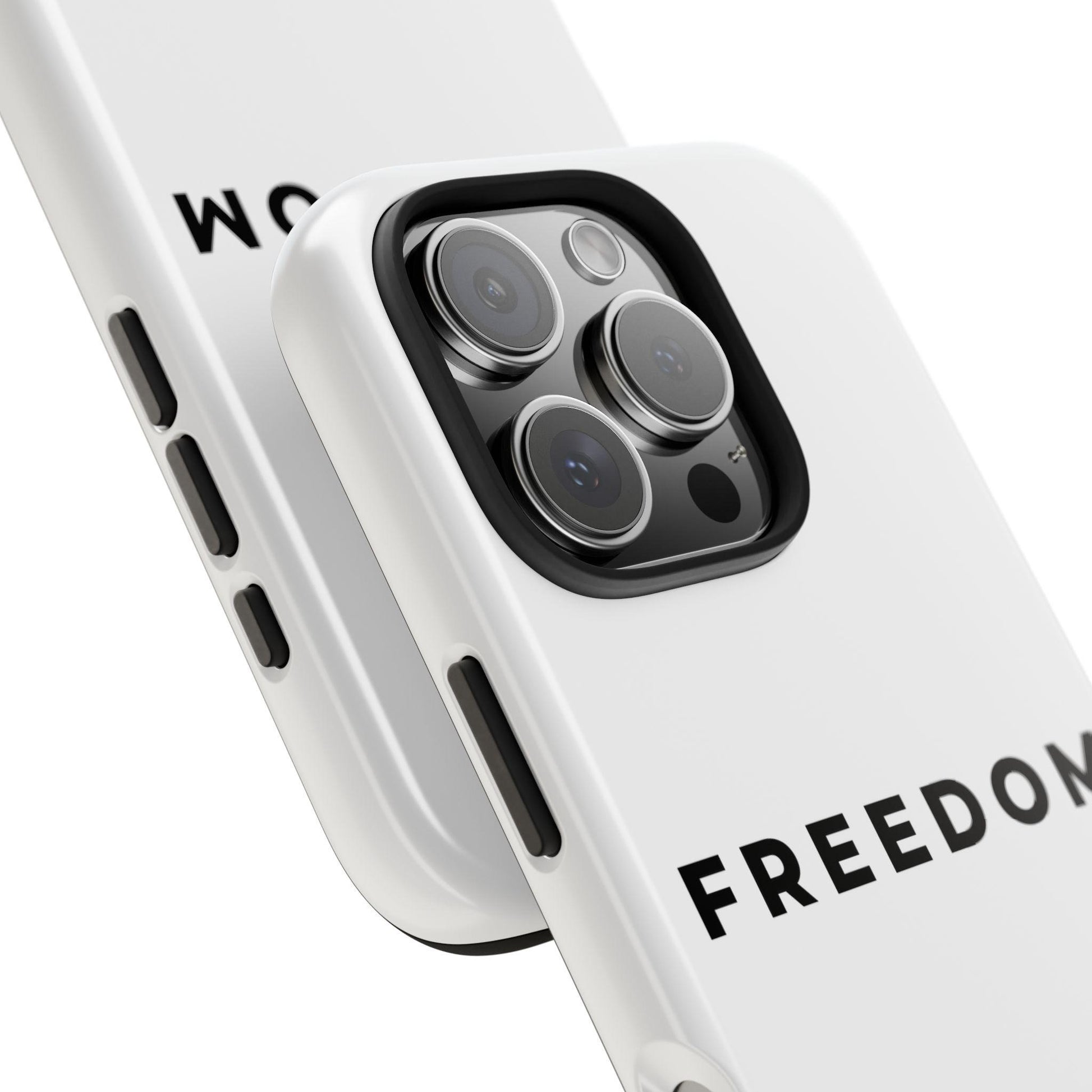 FREEDOM Phone Case, Charlie Kirk Phone Case, Tough Phone Cases for Apple iPhone, Samsung Galaxy, A True Patriot, This is the turning point