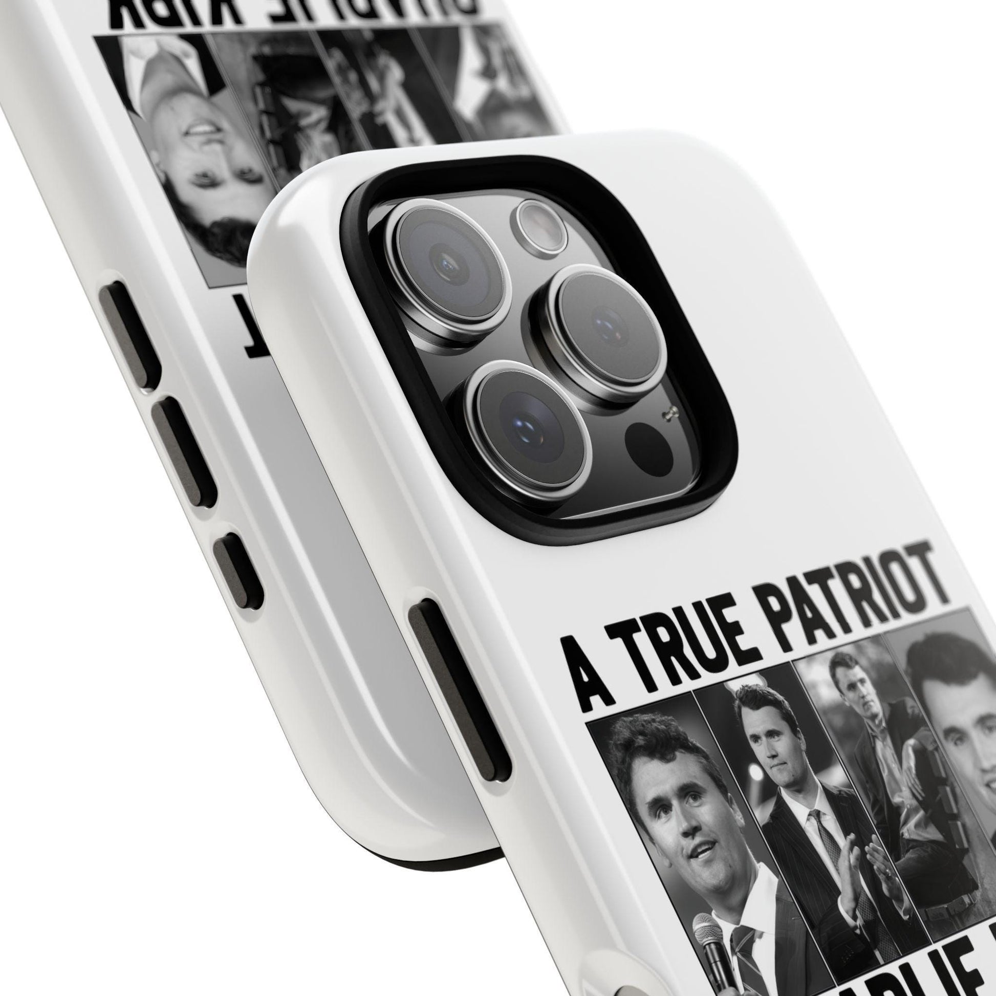 Charlie Kirk Tribute Phone Case, American Patriot Case, Patriotic Memorial, Charlie Kirk Freedom, Justice For Charlie Kirk Quote
