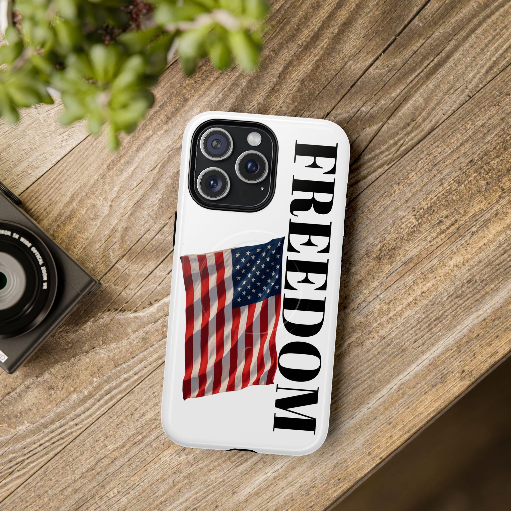 Freedom Charlie Kirk Phone Case, Patriotic Charlie Kirk Memorial Phone Accessories, Minimalist Freedom Decor, Freedom Keepsake