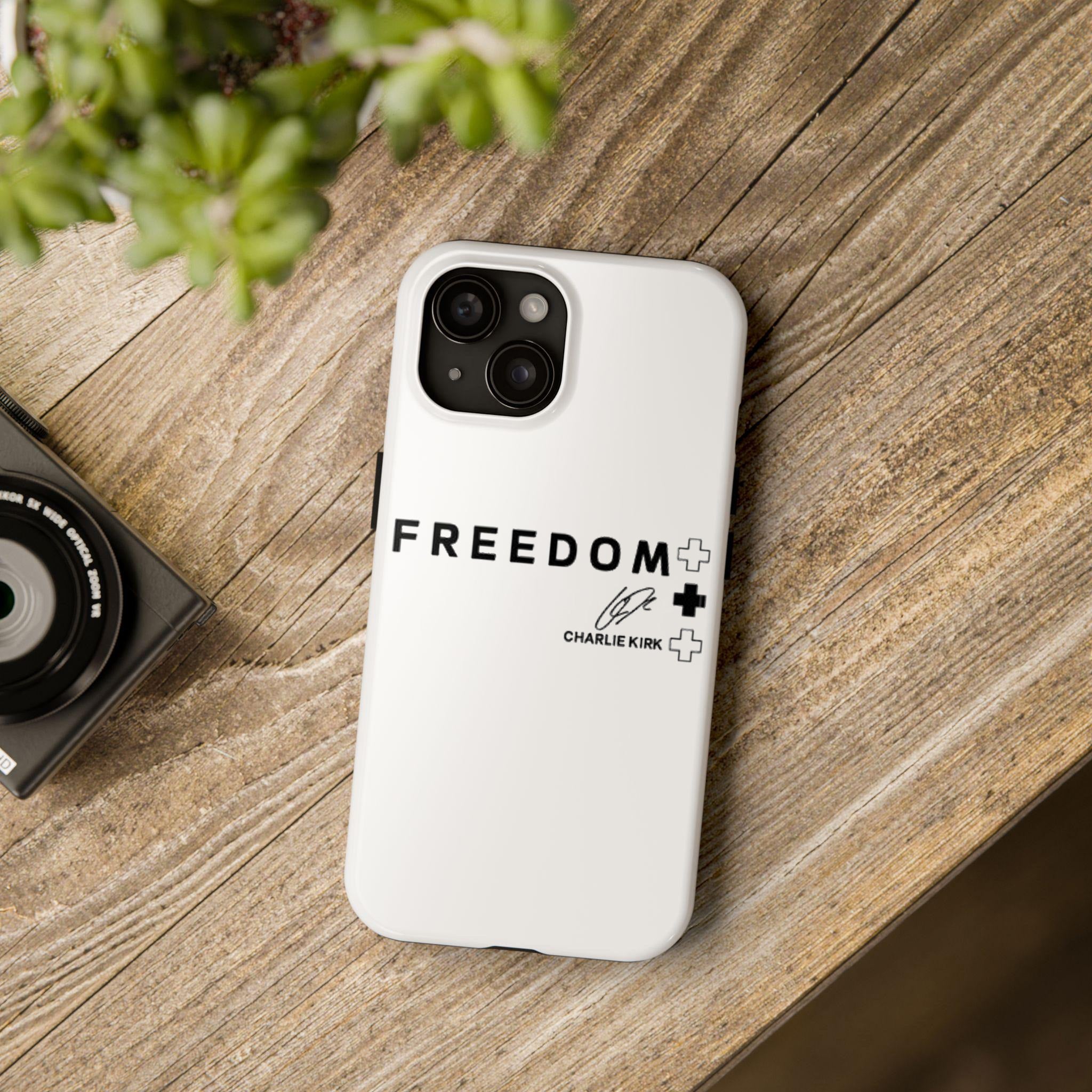 Freedom Phone Case : Charlie Kirk Turning Point Phone Case, Phone Cover For iPhone, Samsung,