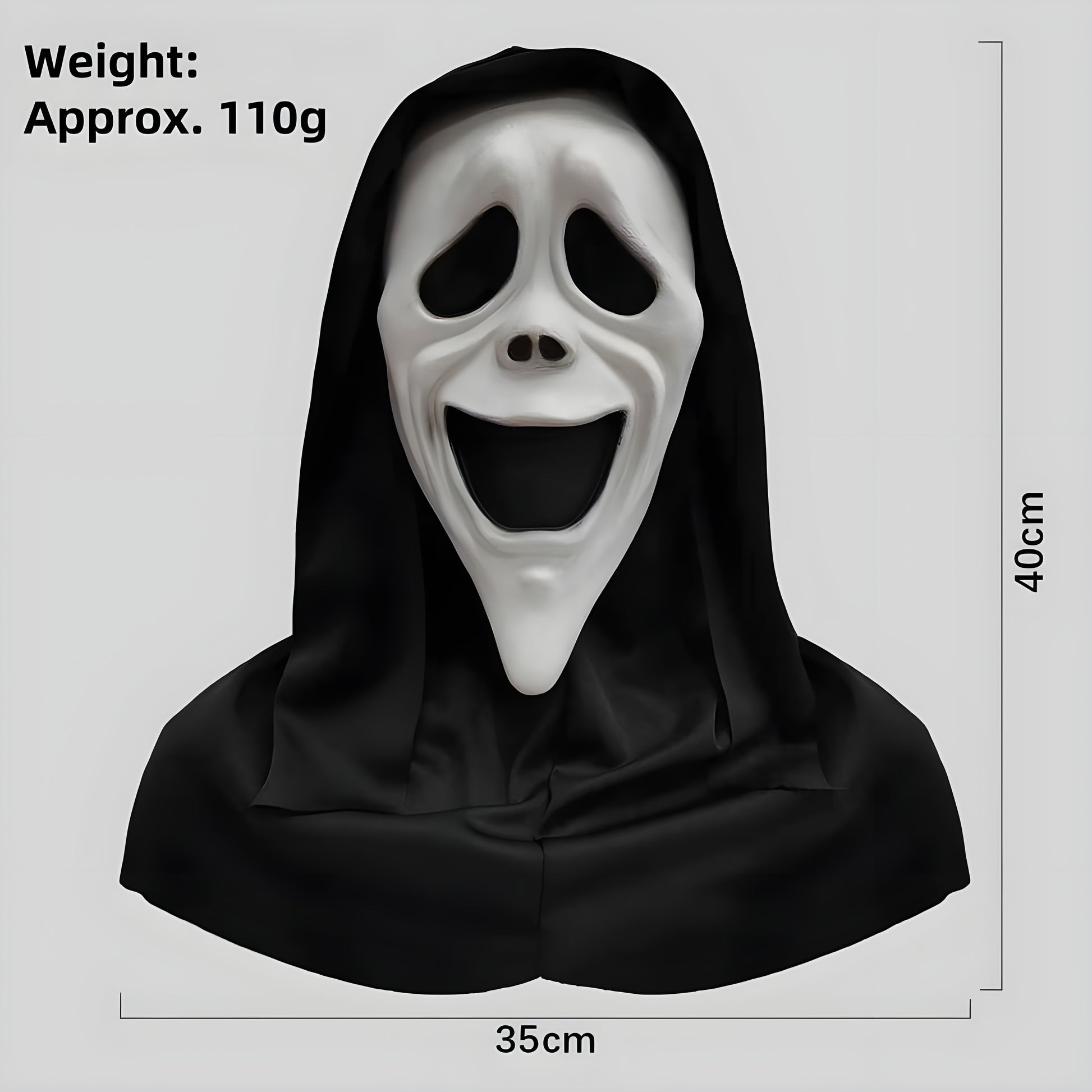 Halloween Decorations, Scary Mask, Halloween Costume Ideas, Horror Ghost Mask, Killer Cosplay Costume, Props, Party Supplies, Festive Accessories