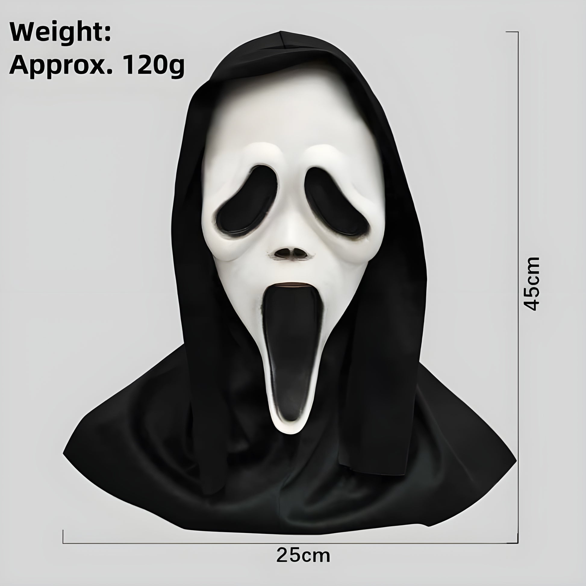 Halloween Decorations, Scary Mask, Halloween Costume Ideas, Horror Ghost Mask, Killer Cosplay Costume, Props, Party Supplies, Festive Accessories