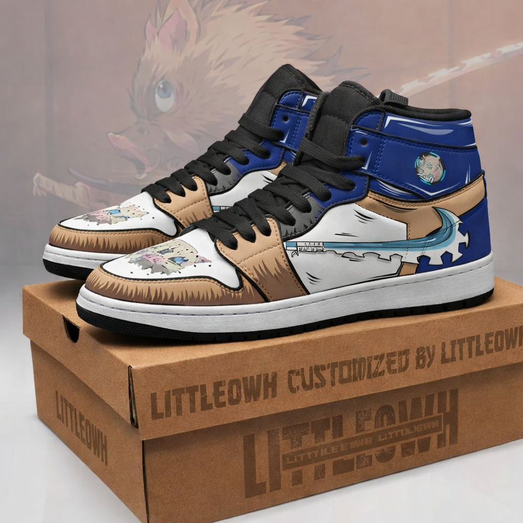 Anime High-Top Sneakers, Naruto-Inspired Shoes, Streetwear, Fan Gift, Limited Edition