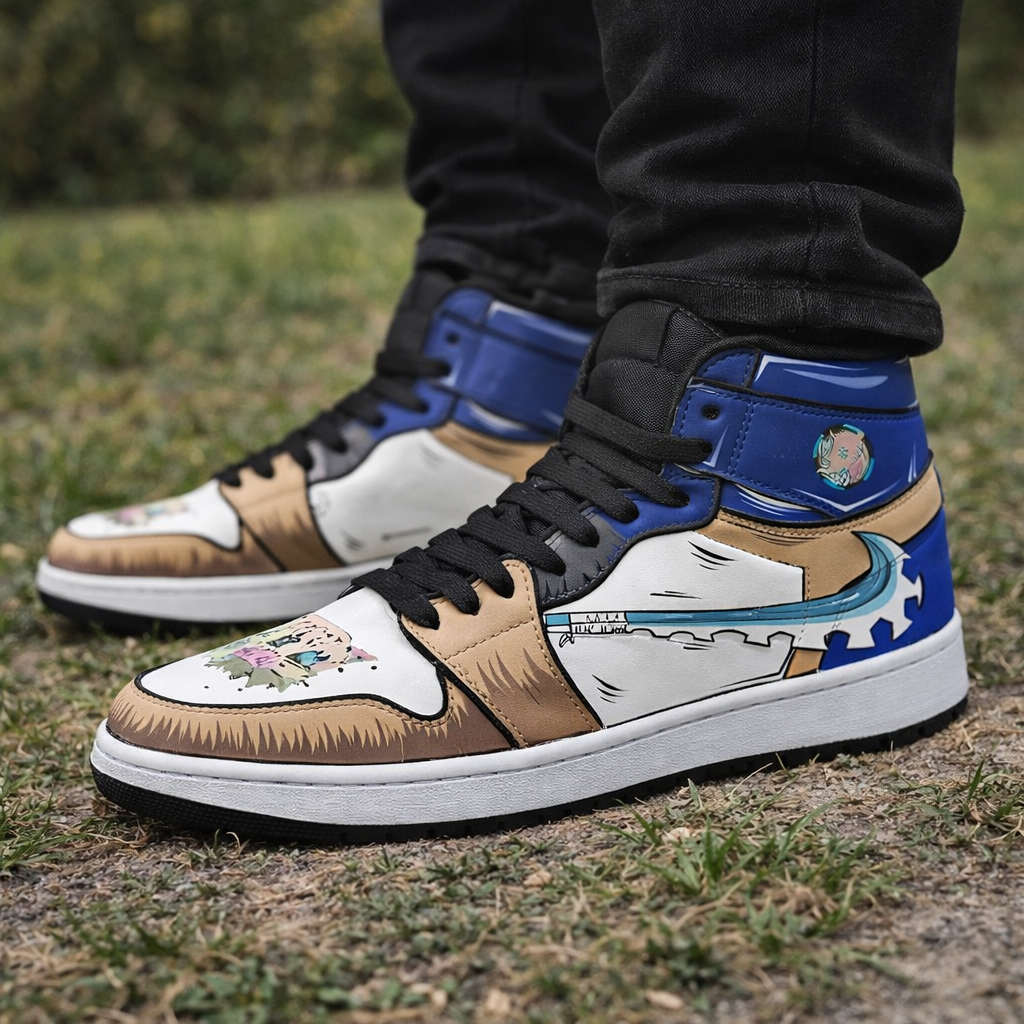 Anime High-Top Sneakers, Naruto-Inspired Shoes, Streetwear, Fan Gift, Limited Edition