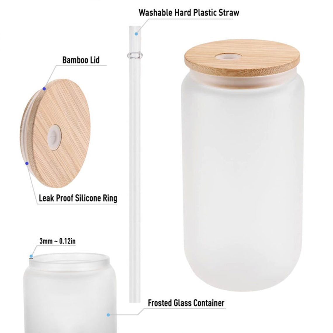 Personalized Halloween Sipper Glass, Personalized with Ghosts, Roses, Bats, Pumpkins - Bamboo Lid, Straw, Spooky Drinkware, Custom Gifts For Halloween