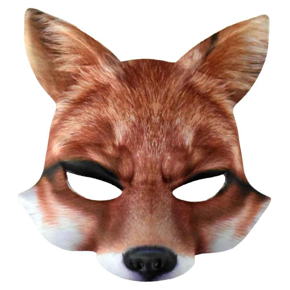Animal Mask, Scary Mask, 3D Realistic Half Face Mask, Halloween Decorations, Birthday Party, Game Cosplay Costume Accessories
