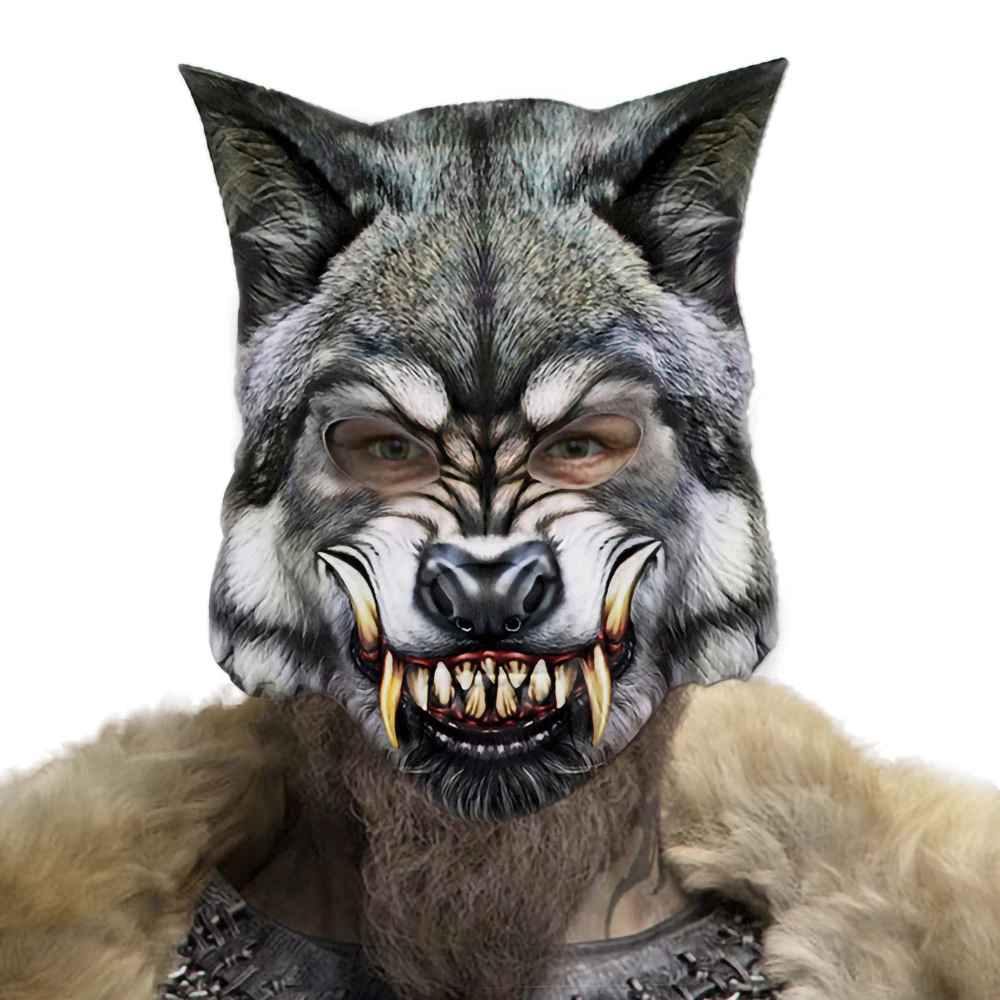 Animal Mask, Scary Mask, 3D Realistic Half Face Mask, Halloween Decorations, Birthday Party, Game Cosplay Costume Accessories