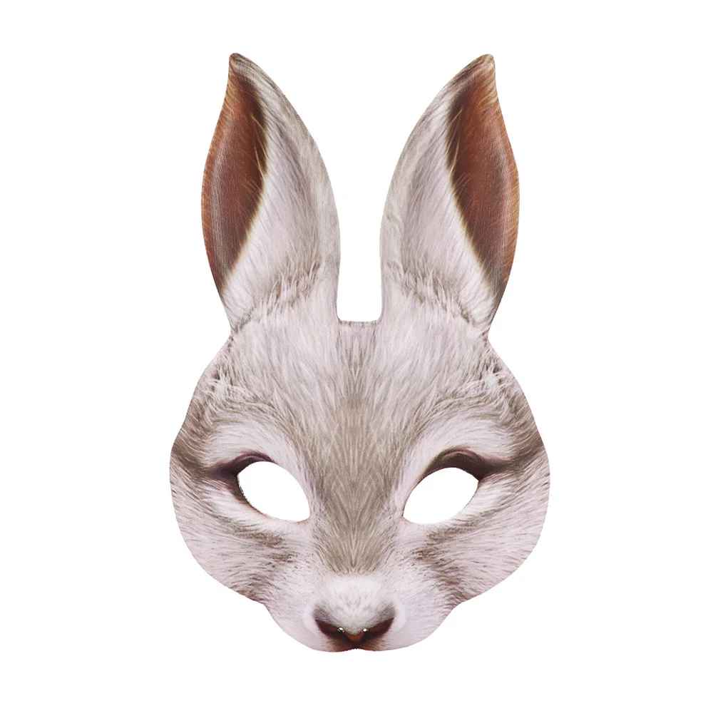 Animal Mask, Scary Mask, 3D Realistic Half Face Mask, Halloween Decorations, Birthday Party, Game Cosplay Costume Accessories