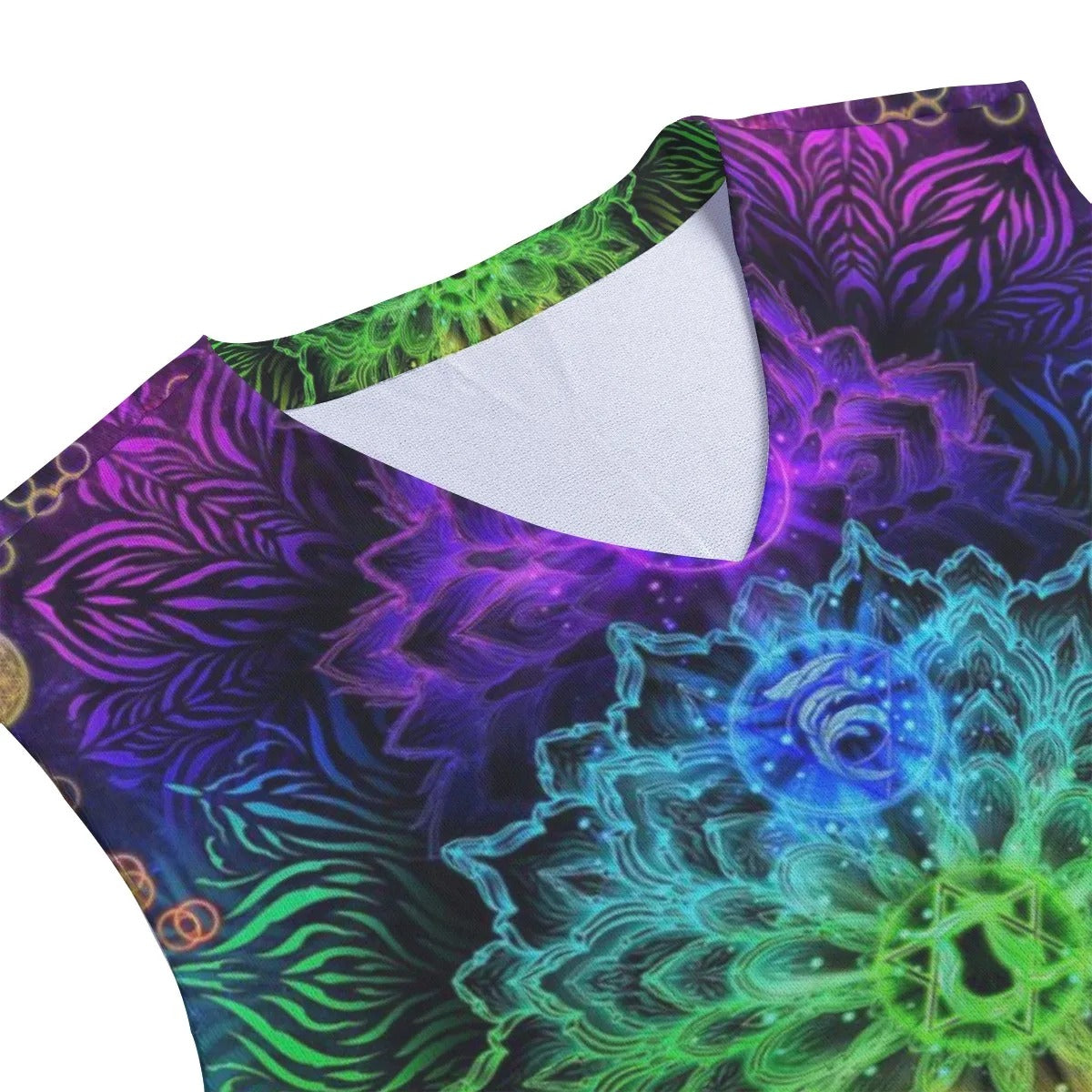 Sacred Chakra Mandala Men's Tank Top, Vibrant Rainbow Energy Healing Men's Tank Top, Spiritual Energy Symbol, Colorful Sacred Geometry Men's Tank Top, Mandala Men's Tank Top