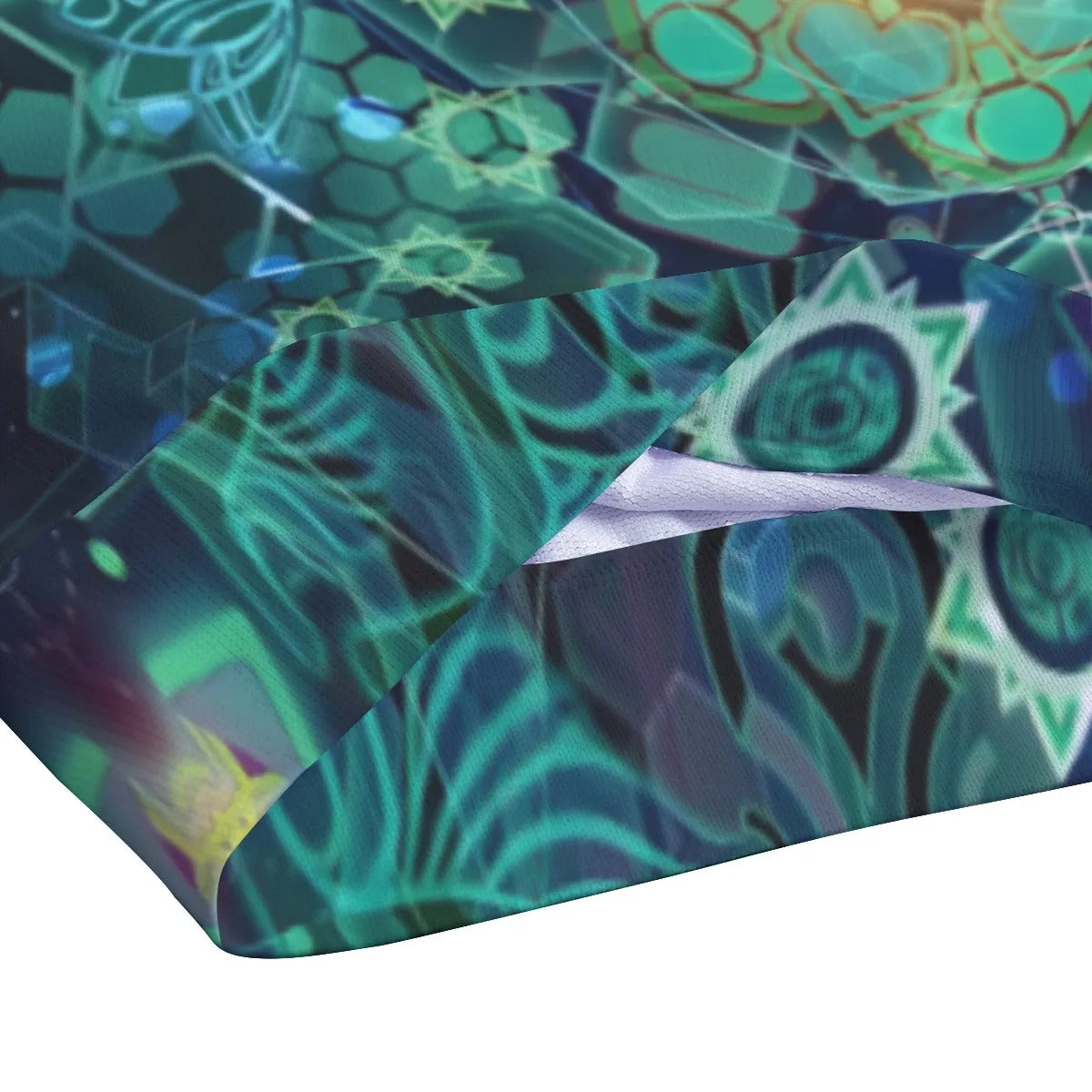 Yantric Geometry Sleeveless Tank Top for Men, Sacred Geometry Pattern, Spiritual Festival Shirt, Psychedelic Yoga Boho Clothing