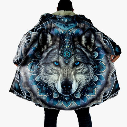 Wolf Mandala Cloak, Mandala Hooded Cloak