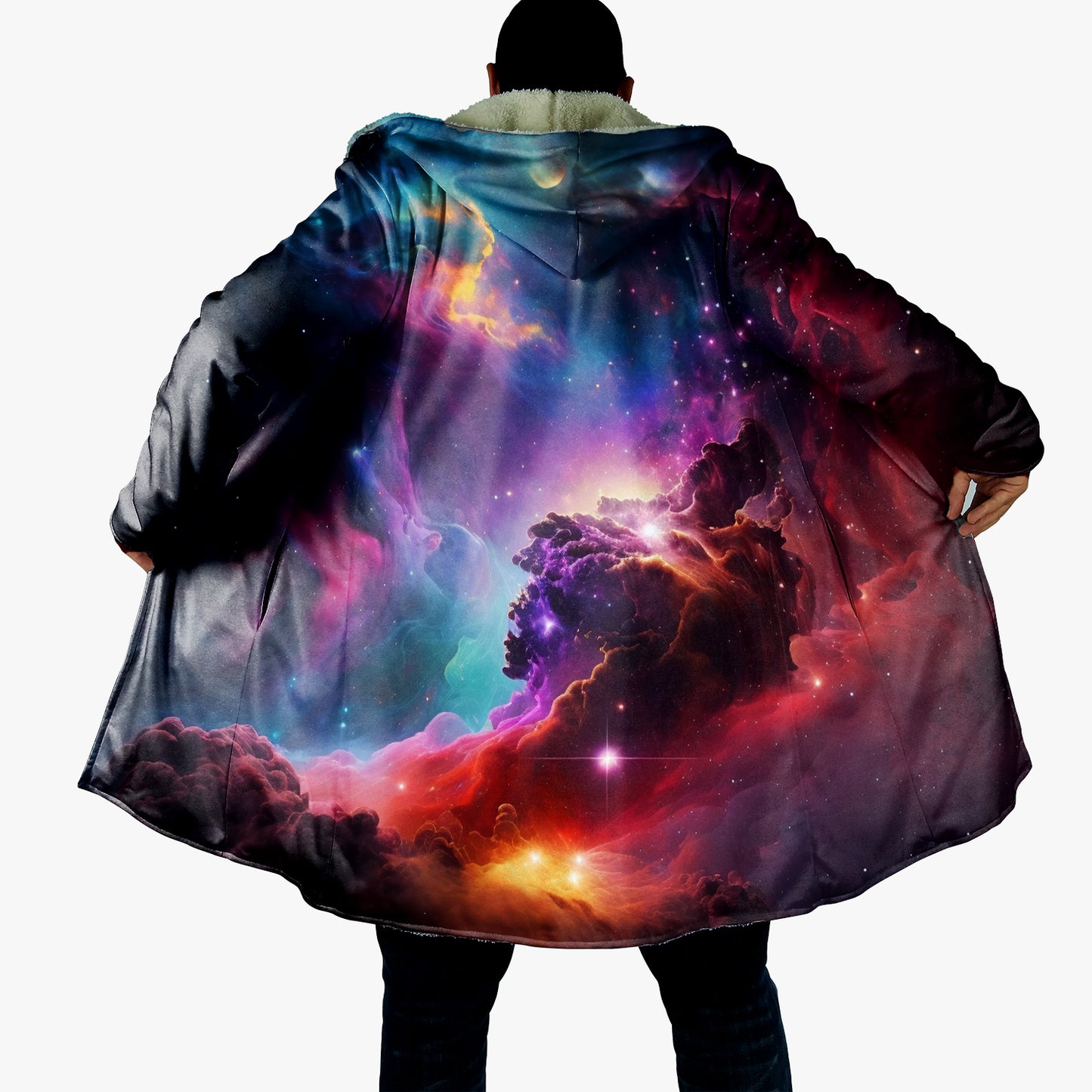 Galaxy Cloak, Cloak With Hood, Astrology Cape