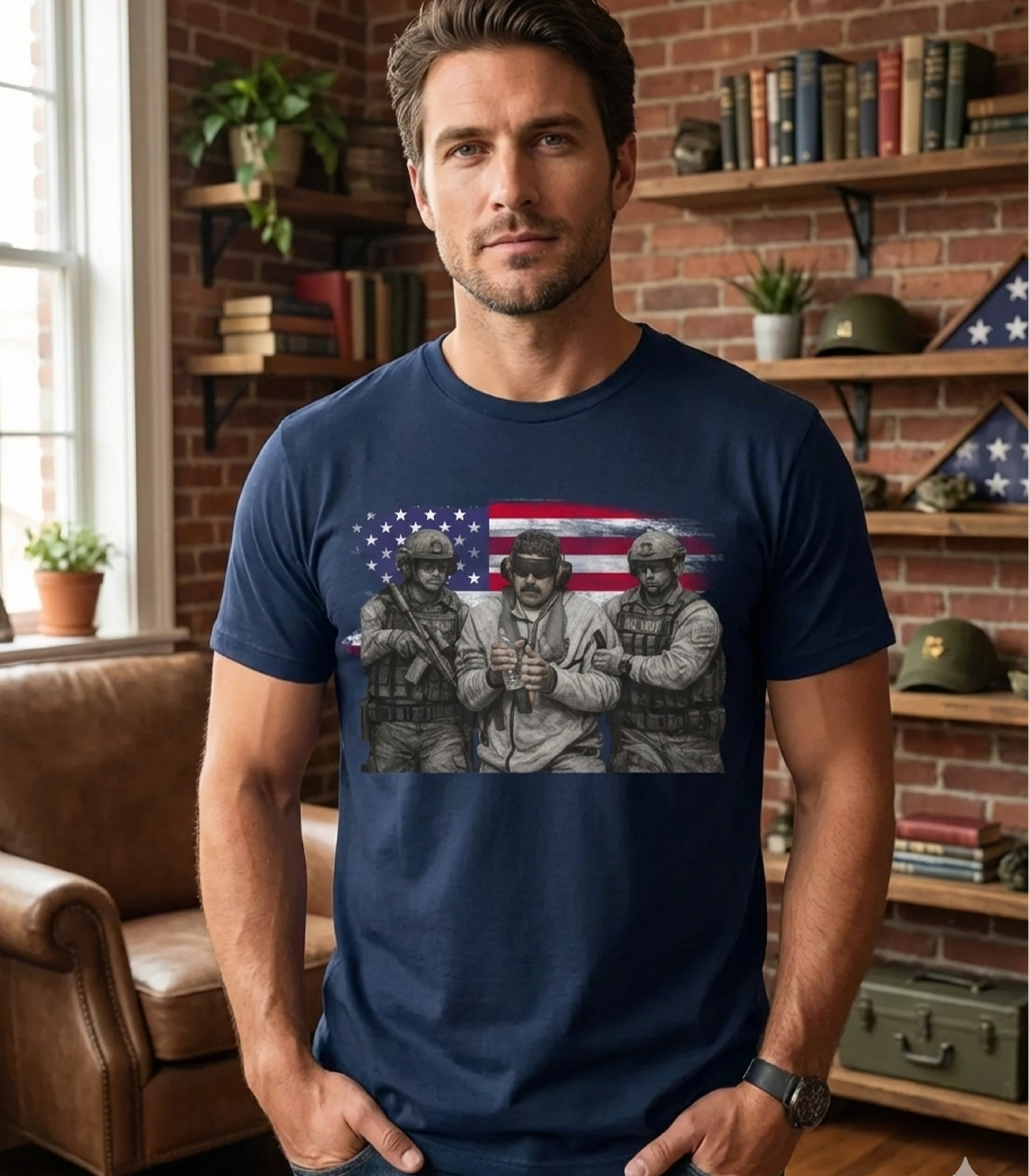 Venezuela Libre Shirt, Captured Live Maduro Graphic Crewneck, Venezuelan Freedom Protest Shirt