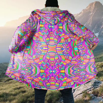 Mandala 3D Over Printed Cloak