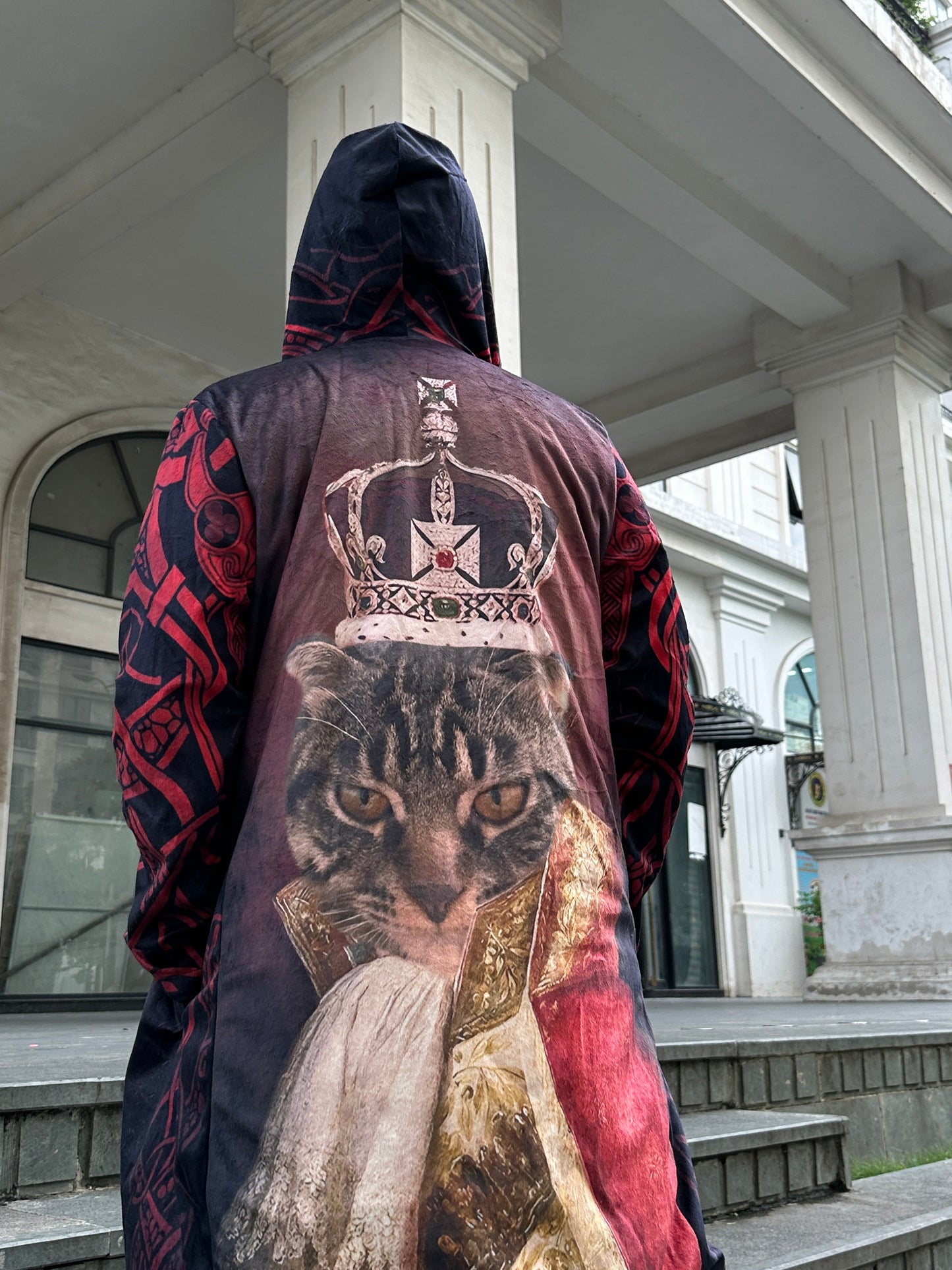 Custom Cat Portrait Vilking Cloak, Vilking Cloak,  Cat Portrait Cloak